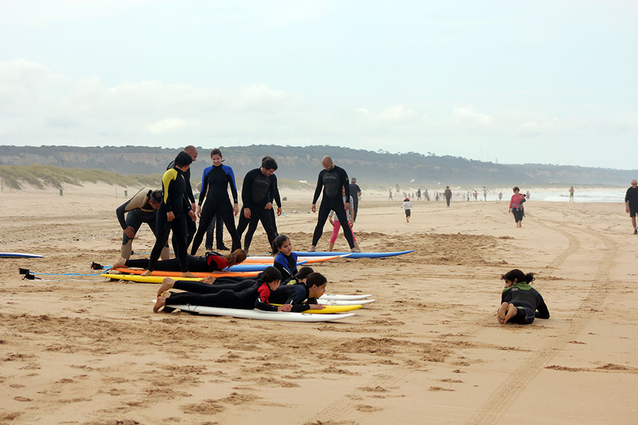 Batismo de surf em Peniche